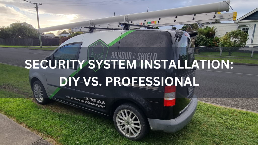 Security system installation DIY vs. professional blog